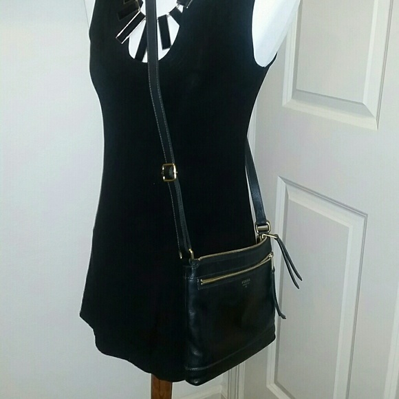 Fossil genuine leather crossbody - Picture 5 of 8